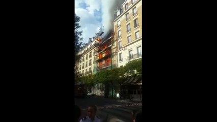 Un incendie spectaculaire se déclare à Levallois-Perret