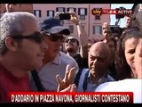 Patrizia D'Addario contestata al No Bavaglio Day (1/07/2010)