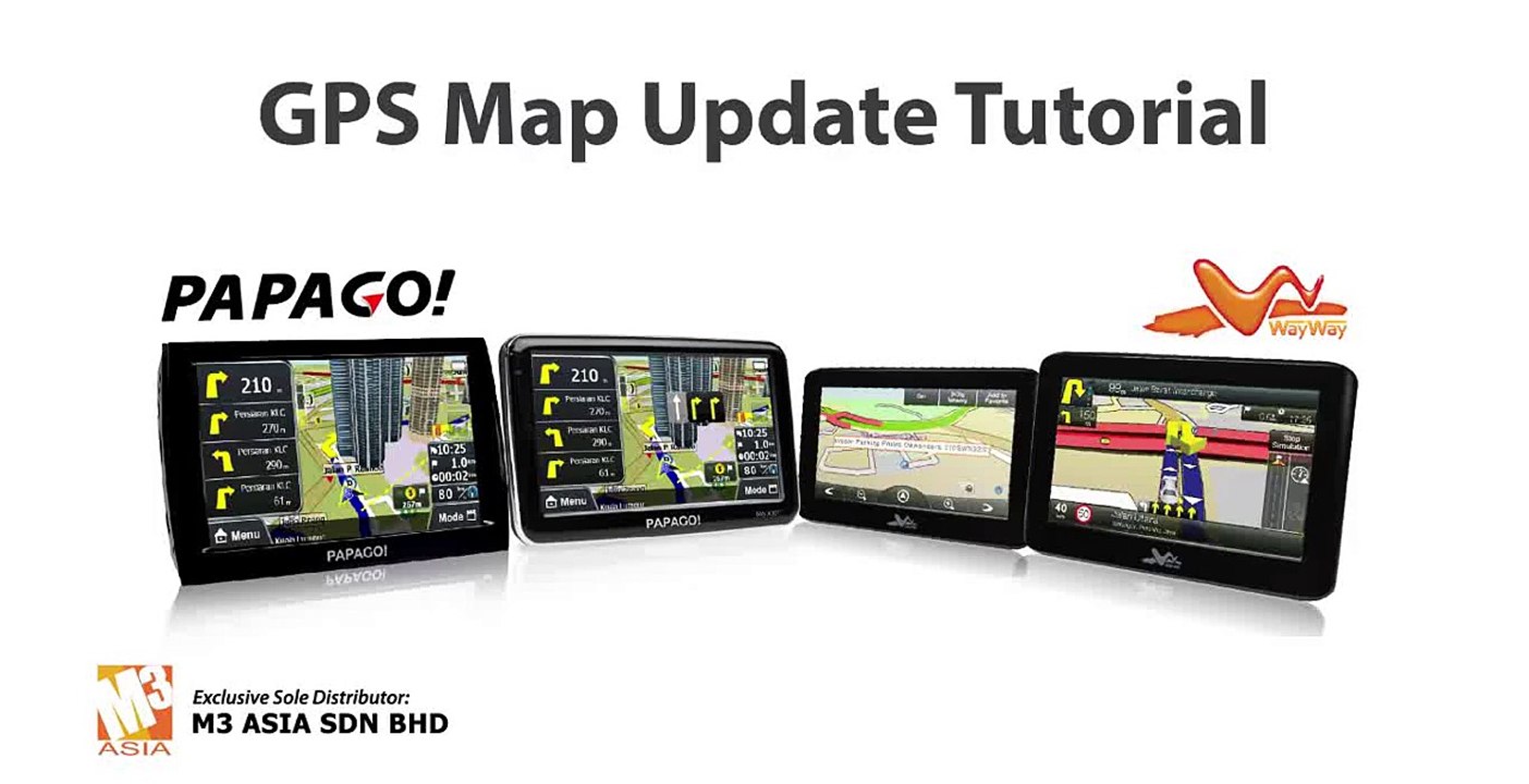 Papago! GPS Free Map Update Tutorial 1