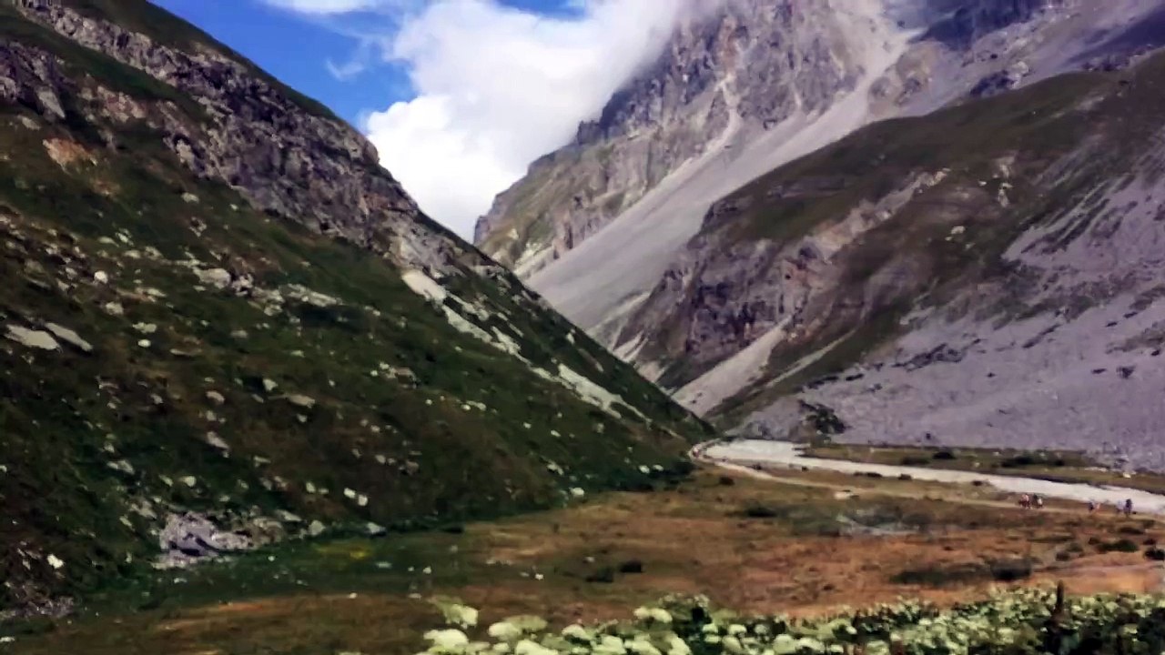 Vue depuis le refuge du saut parc de la vanoise