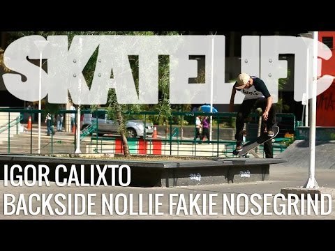 BACKSIDE NOLLIE FAKIE NOSEGRIND | TUTORIAL #SKATELIFE | IGOR CALIXTO