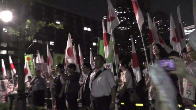 テレビは報道したか？「安保法制賛成デモ」2015.07.24