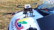 22 Waypoints autonomous navigation- 3D mapping ortho photogrammetry by Arducopter3.1 quad FAE drones