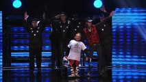 Dr. Danger's Allstars  Daredevil Drives Motorcycle Through Wall of Flames - America's Got Talent