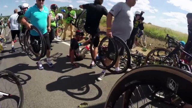 Tour de France 2015 : des chutes en série