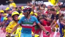 Tour de France : l'Italien Vincenzo Nibali s'impose dans la 19e étape à La Toussuire
