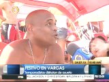 Concurridas, pero no abarrotadas las playas de Vargas