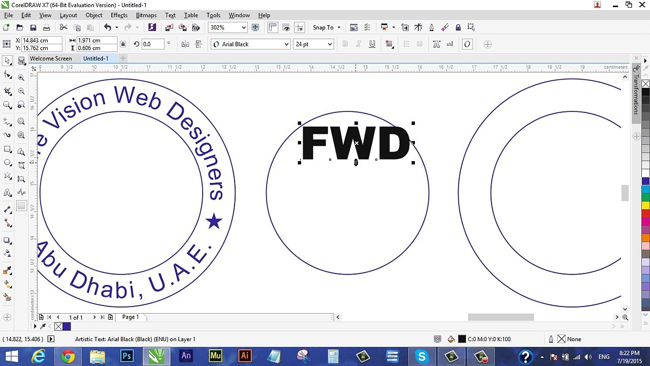 STAMP AND LOGO