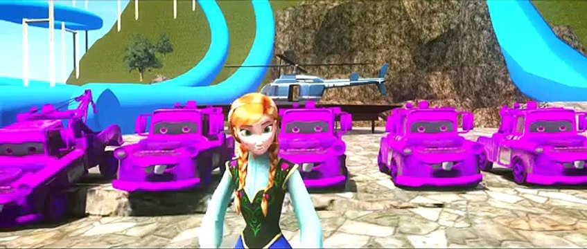 FROZEN Disney Princess ANNA Of Arendelle plays with Disney Pixar CARS Tow Mater! (Frozen Parody HD)