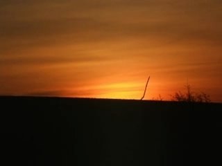 Strange Object at Sunrise