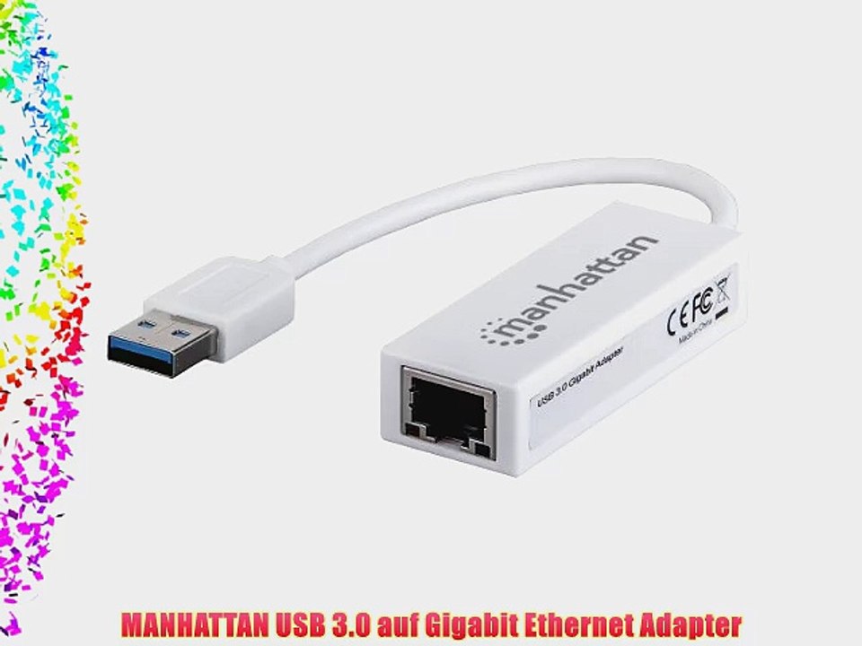 MANHATTAN USB 3.0 auf Gigabit Ethernet Adapter