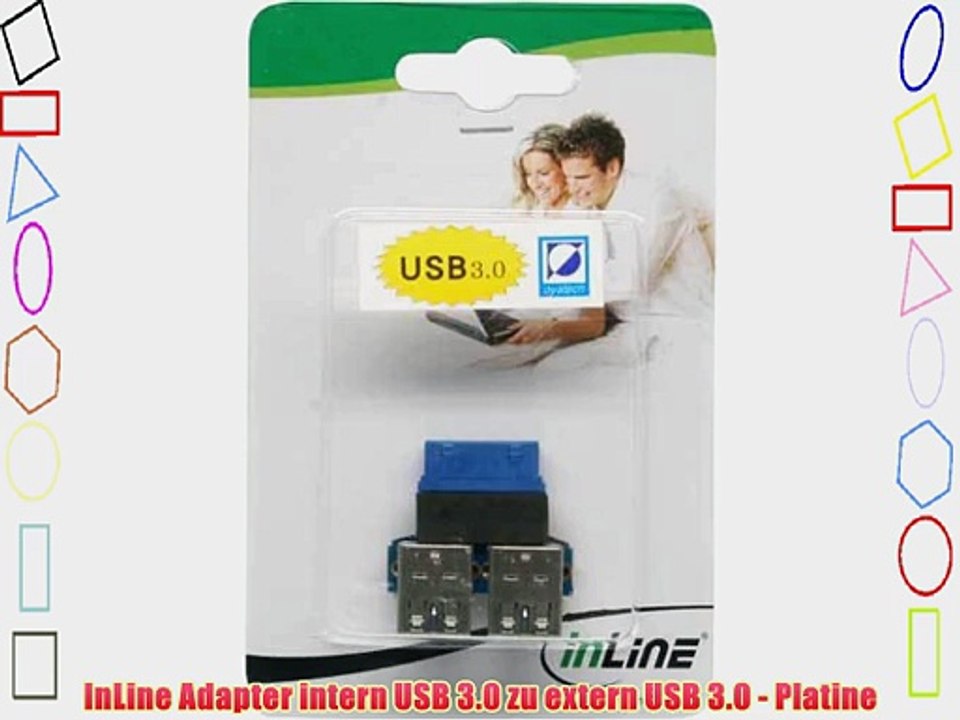 InLine Adapter intern USB 3.0 zu extern USB 3.0 - Platine