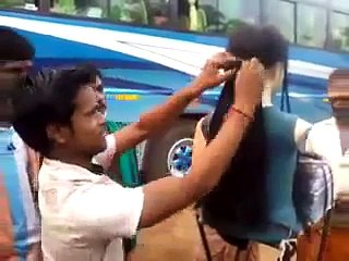 It Happens Only in India .. Amazing Ten Hair Style in a Min