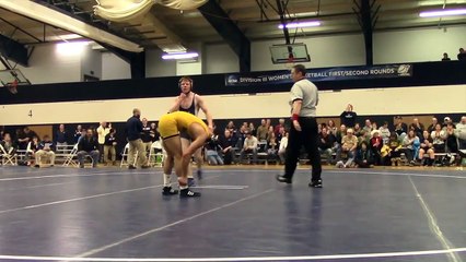 Messiah College MAC Wrestling Championship Highlights 2014