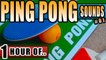 PING PONG SOUND EFFECT, TABLE TENNIS for Sleeping and relaxation. Sleep Sounds and White Noise for 1 hour