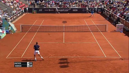 Bastad - Mathieu tombe en quarts