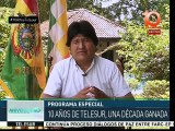 Morales: teleSUR acompaña a los movimientos sociales y libera a AL