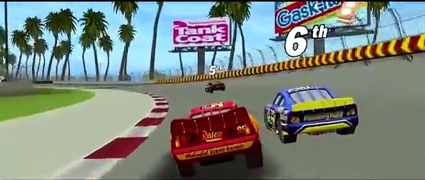 Chick Hicks & Lightning McQueen Cars Awesome Race Gameplay Disney Pixar Cars HD 1080P
