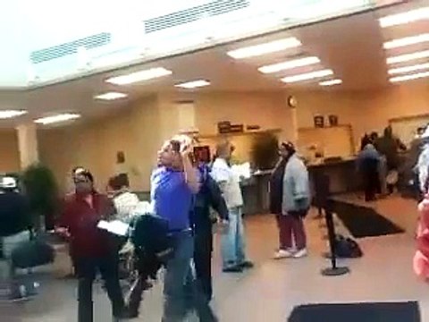 Fags Fighting In The Public Aid Office