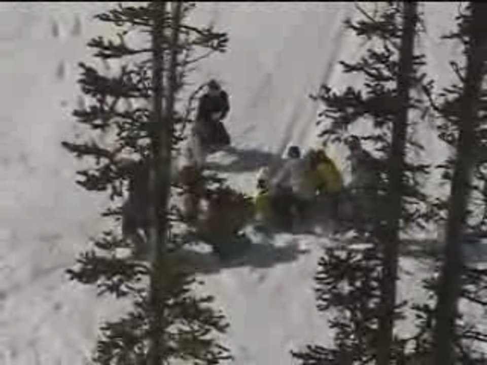 Tanner Hall brutal Ski Injury