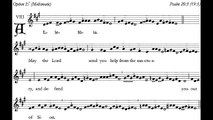 Chant Alleluia Verse for the Roman Catholic Wedding Mass: Mittat Vobis (English)