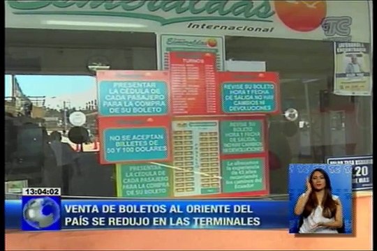 Venta de boletos al Oriente del país se redujo en las terminales