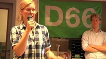 D66 Ivar Manuel en Ageeth Telleman in Lijstrekker Debat 13 09 09