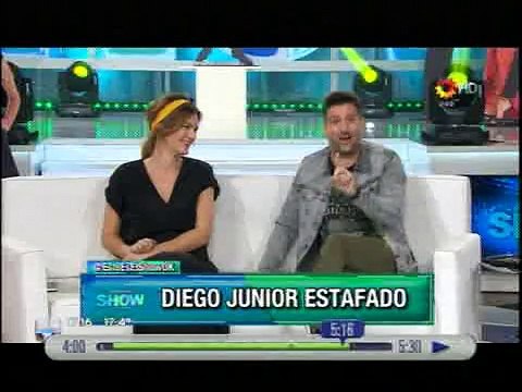 Diego Maradona durisimo con su hijo Diego Junior