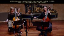 Marin Marais: Chaconne in A Major (Book 5); Elisabeth Reed, viola da gamba