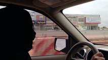 أخطر وأشجع امرأة سعودية تقود سيارة طول وعرض الرياض ١٧ نوفمبر #قيادة31نوفمبر