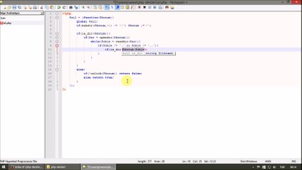 PHP ile dizin alt dizin ve dosya silme işlemi - Technoyes.com