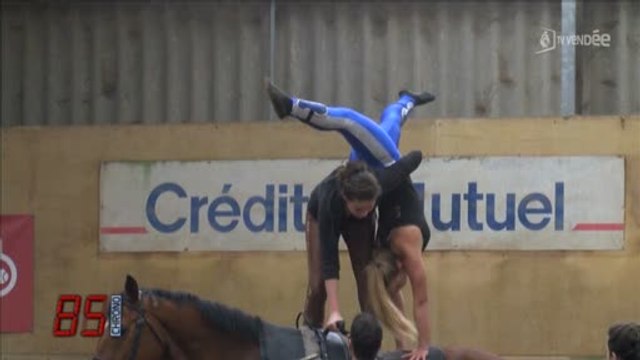 Vendée. Equitation : Découverte de la voltige équestre