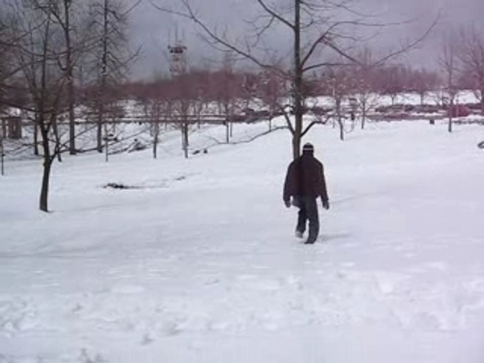 Tanguy découvre la neige