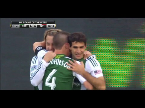 Diego Valeri - Goal - Portland Timbers v NY Red Bulls - MLS - 03.03.2013