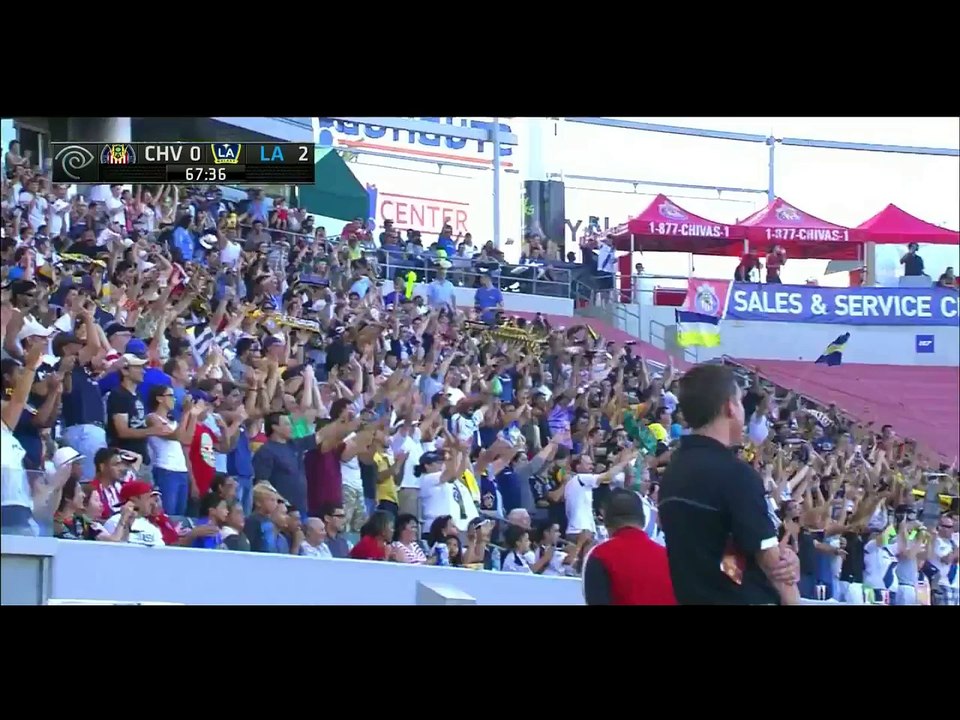 Robbie Keane Goal - LA Galaxy v Chivas USA - MLS 08-31-2014