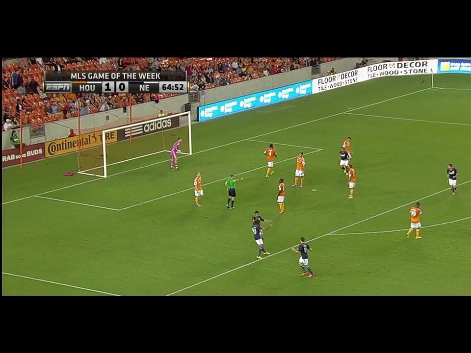 Lee Nguyen Goal - New England Revolution v Houston Dynamo - MLS 10-16-2014