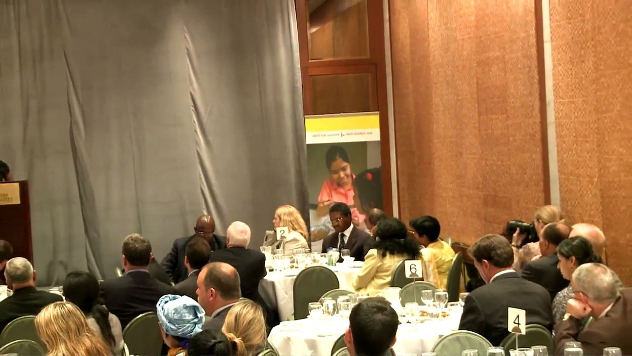 President Kagame addresses Unicef meeting- New York, 9 June 2011