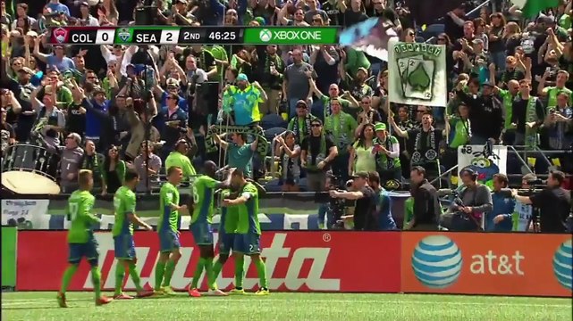 Clint Dempsey Goals - Seattle Sounders FC v Colorado Rapids - MLS 04-26-2014