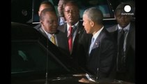 دیدار رئیس جمهور آمریکا از سرزمین پدری؛ باراک اوباما وارد کنیا شد