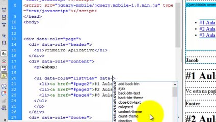 5 Aula   Criação de Aplicativos com o Jquery Mobile e Phonegap Filtro de Pesquisa