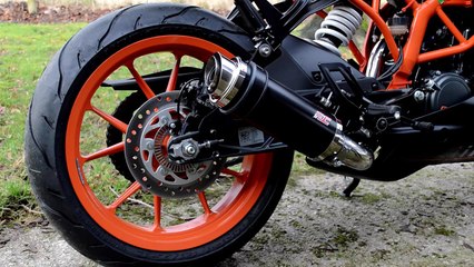 NEW KTM RC 125 Race Exhaust