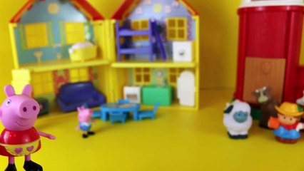 Peppa Pig and George Pig Creating Play Doh George with Play Doh Peppa Pig