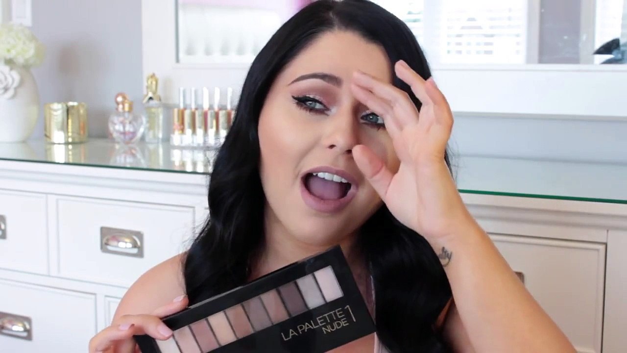 Drugstore Day to Night Eye Makeup Tutorial - L'Oréal La Palette Nude 1