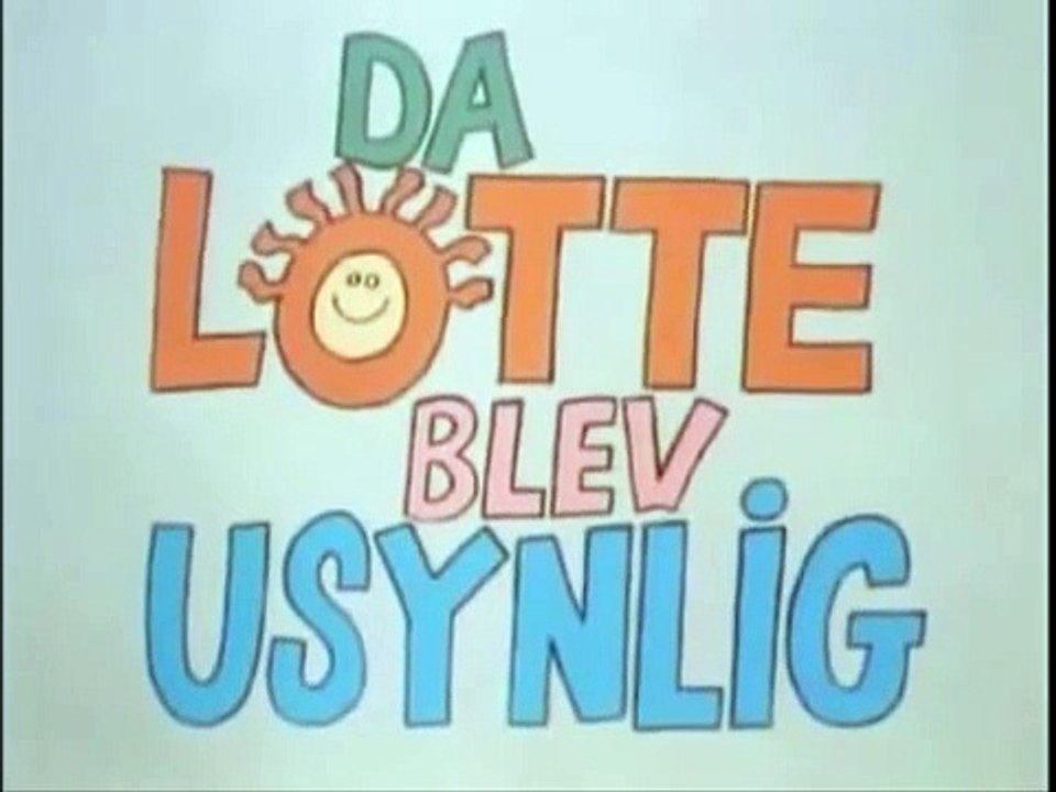Da Lotte blev usynlig CHIPMUNK video Dailymotion