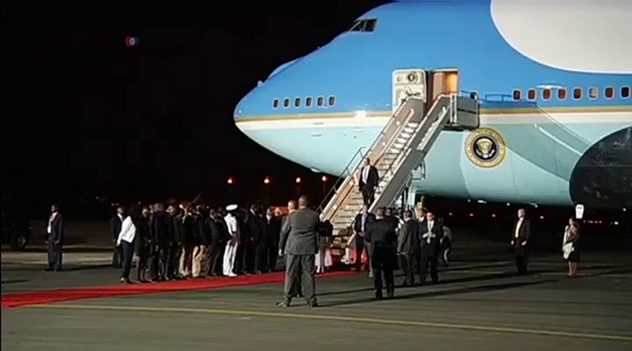 Arrivée de Barack Obama à Nairobi