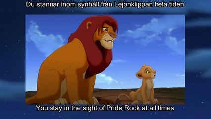 The Lion King 2 - "Mind Your Father" Swedish (Sub + Trans)