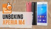 Sony Xperia M4 Aqua Dual E2363 Smartphone - Vídeo Unboxing EuTestei Brasil