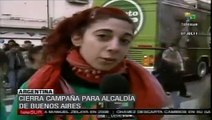 Cierran campañas para Jefe de Gobierno en Buenos Aires