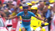 Nibali wins stage 19, Quintana closes gap