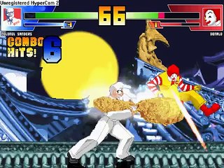 Colonel Sanders (KFC) VS Ronald McDonald (McDonalds) Mugen: Fight to the end.